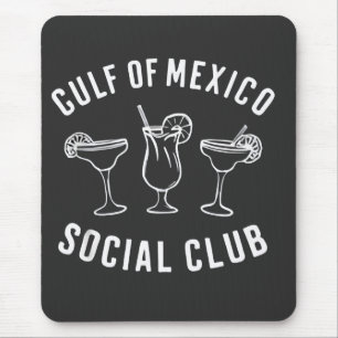Alfombrilla De Ratón Club Social del Golfo de México Funny Retro