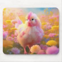 Cluckin' Cute: El Ratón de Pollo Rosa