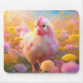 Alfombrilla De Ratón Cluckin' Cute: The Pink Chicken Mousepad