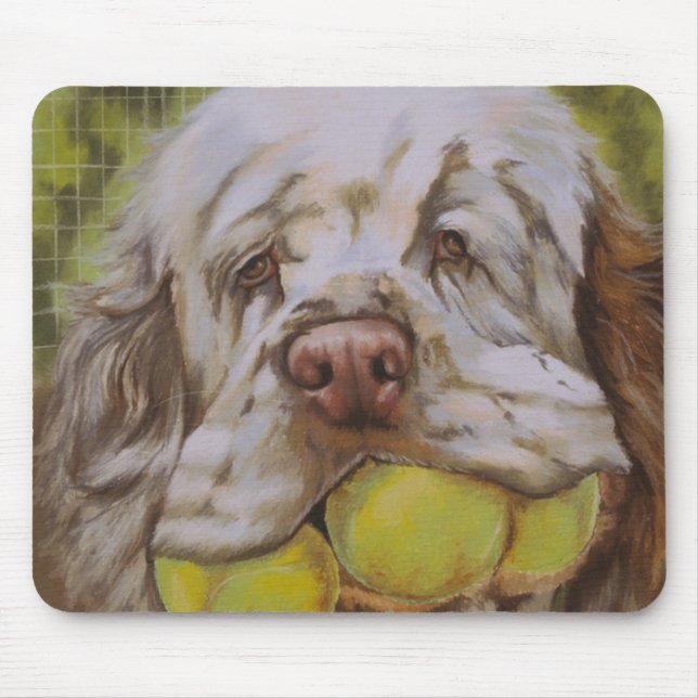 Alfombrilla De Ratón Clumber Spaniel (Frente)