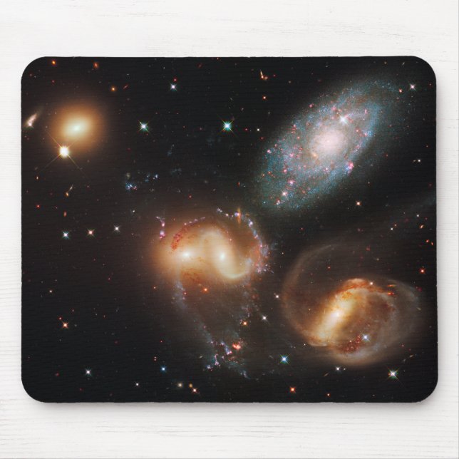 Alfombrilla De Ratón Clúster de Galaxia Quintet de Stephan (Frente)