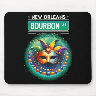 Alfombrilla De Ratón Cly New Orleans Bourbon Street Guay Fun Nola Mardi