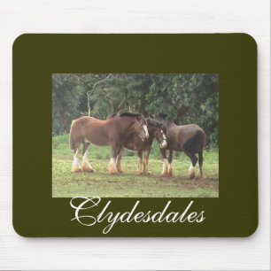 Alfombrilla De Ratón Clydesdales Mousepad