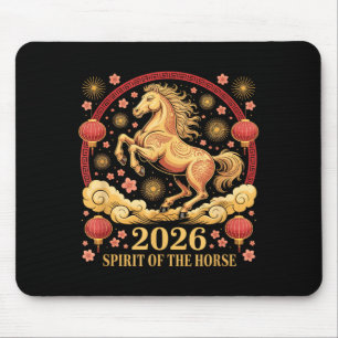Alfombrilla De Ratón Cny 2026 Espíritu Del Caballo Dama Fortuna Vaquera