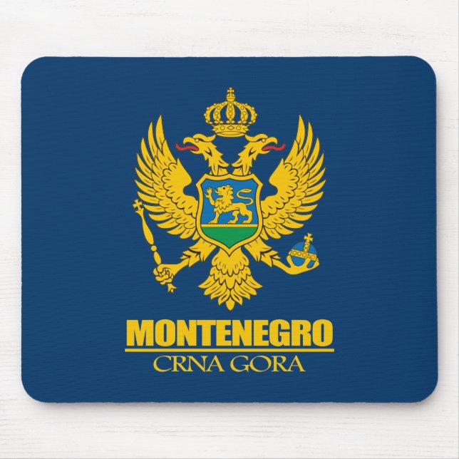 Alfombrilla De Ratón COA de Montenegro (Frente)
