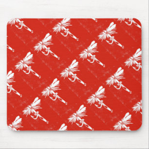 Alfombrilla De Ratón "Coachman Rojo" Trout Fly Mousepad