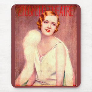 Alfombrilla De Ratón Cobertura del programa de teatro Ziegfeld 1928 Mar