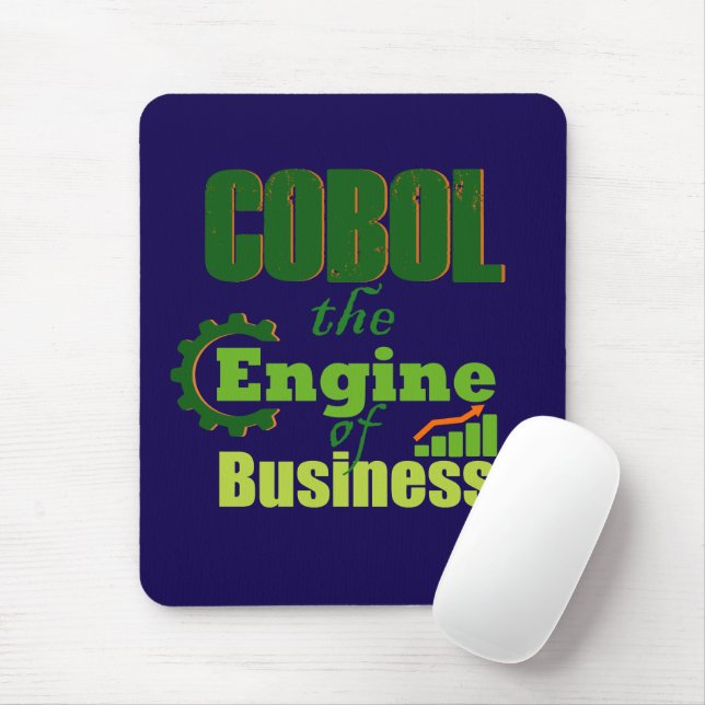 Alfombrilla De Ratón Cobol El Motor de Negocios  (Con ratón)