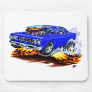 Alfombrilla De Ratón Coche 1968-69 del azul del Roadrunner
