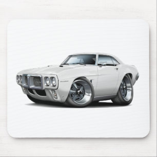 Alfombrilla De Ratón Coche 1969 del blanco de Firebird