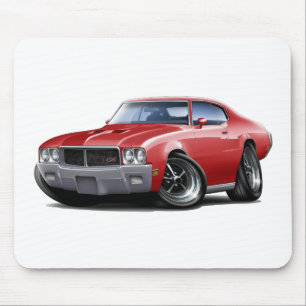 Alfombrilla De Ratón Coche 1970-72 del rojo de Buick GS