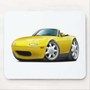 Alfombrilla De Ratón Coche amarillo 1990-98 de Miata