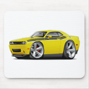 Alfombrilla De Ratón Coche Amarillo-Negro 2009-11 del RT del desafiador
