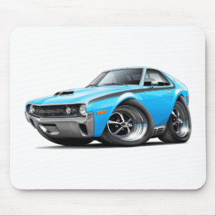 Alfombrilla De Ratón Coche Azul-Negro grande de 1970 AMX mún