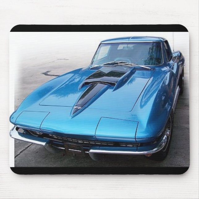 Alfombrilla De Ratón Coche clásico Mousepad del Corvette (Frente)