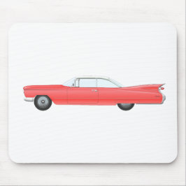 Alfombrilla De Ratón Coche clásico rosa