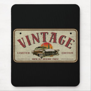 Alfombrilla De Ratón Coche Clásico Vintage Edición Limitada Piezas Orig