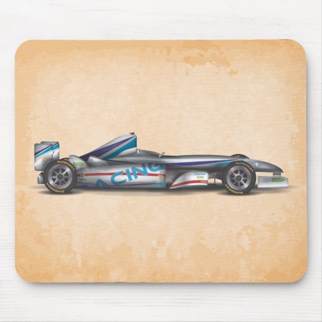 Alfombrilla De Ratón Coche de carreras (Frente)