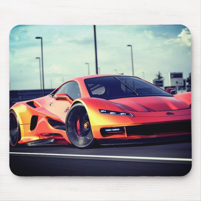 Alfombrilla De Ratón Coche de lujo (Frente)