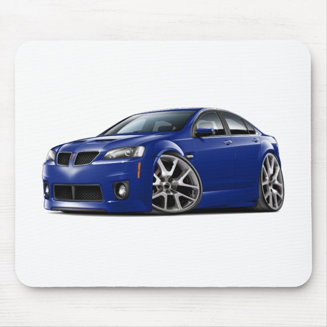 Alfombrilla De Ratón Coche del azul de Pontiac G8 GXP (Frente)