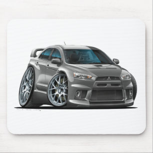 Alfombrilla De Ratón Coche del gris de Mitsubishi Evo