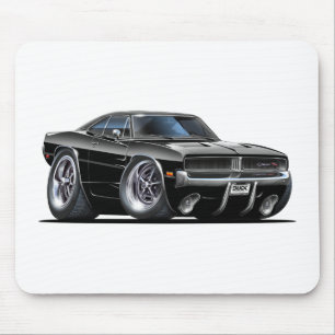 Alfombrilla De Ratón Coche del negro del cargador de Dodge