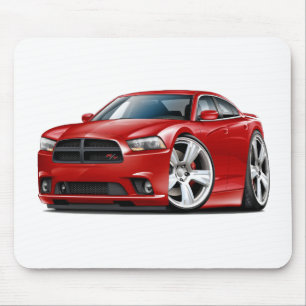 Alfombrilla De Ratón Coche del rojo del RT del cargador de Dodge