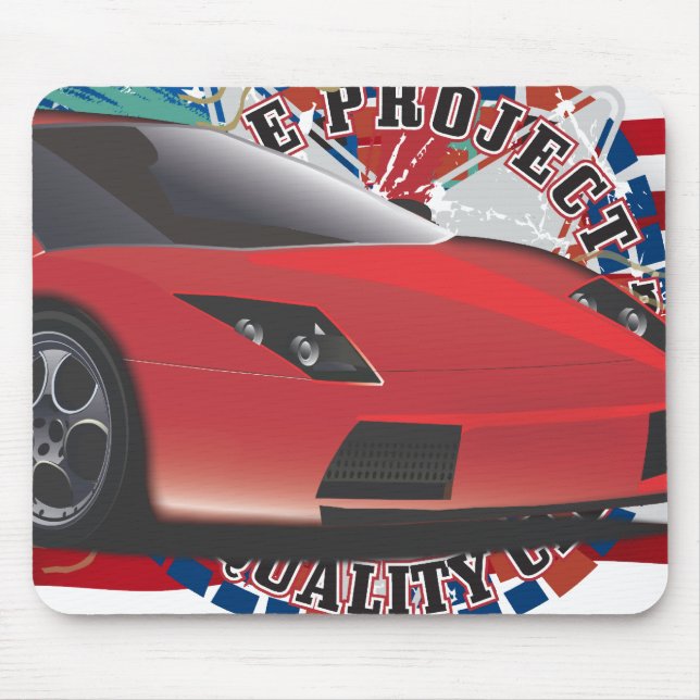Alfombrilla De Ratón Coche deportivo (Frente)
