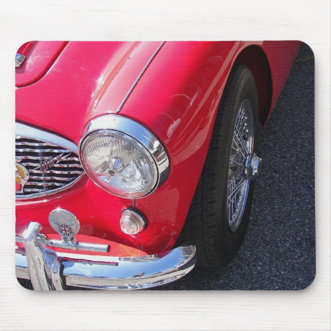 Alfombrilla De Ratón Coche deportivo rojo (Frente)