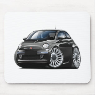Alfombrilla De Ratón Coche negro de Fiat 500