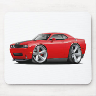 Alfombrilla De Ratón Coche Rojo-Negro del desafiador SRT8