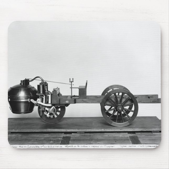 Alfombrilla De Ratón coche Vapor-accionado inventado (Frente)