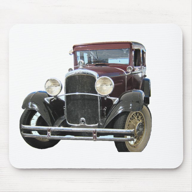Alfombrilla De Ratón coche vintage (Frente)