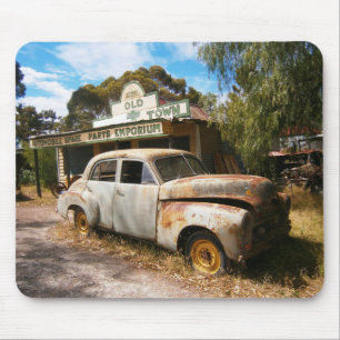 Alfombrilla De Ratón Coche Vintage Y Garaje, Mousepad