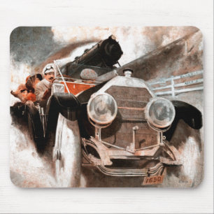 Alfombrilla De Ratón Coche vs tren de William Harnden Foster