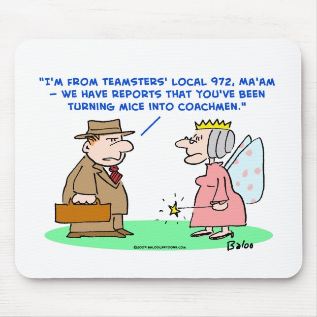 Alfombrilla De Ratón cocheros Cenicienta de los ratones de los (Frente)
