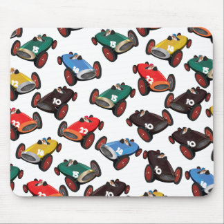 Alfombrilla De Ratón Coches de carreras antiguos