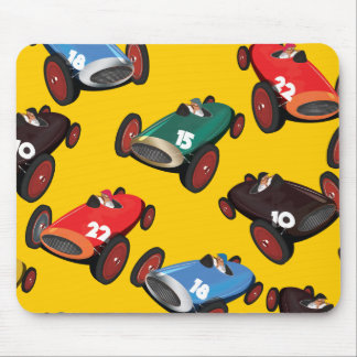 Alfombrilla De Ratón Coches de Carreras de época