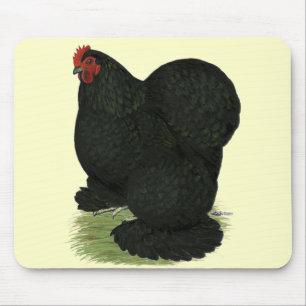 Alfombrilla De Ratón Cochin: Hen negro
