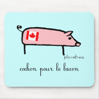 Alfombrilla De Ratón Cochon de Canuck