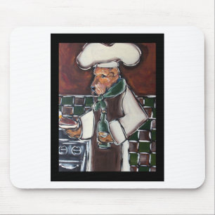 Alfombrilla De Ratón Cocinero Airedale