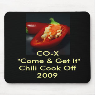 Alfombrilla De Ratón Cocinero del chile de Mousepad