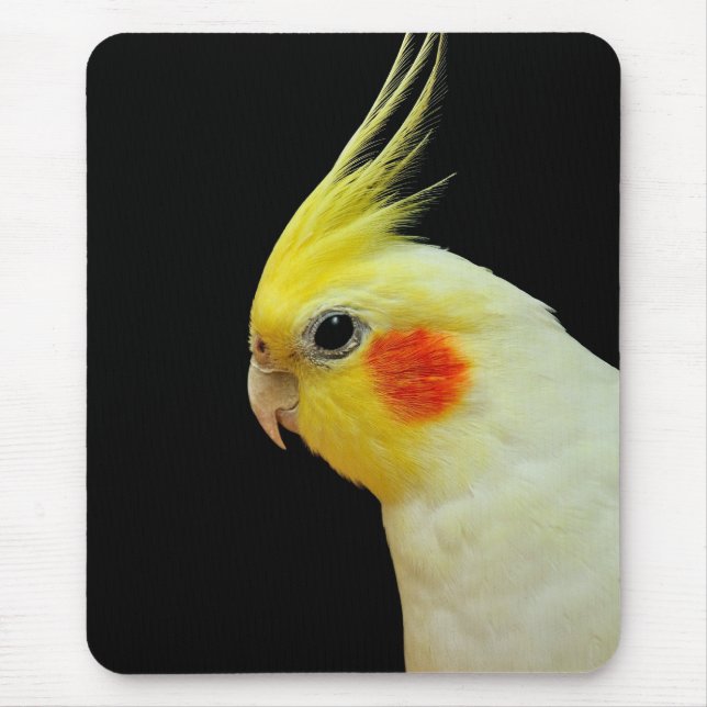Alfombrilla De Ratón Cockatiel de Lutino (Frente)