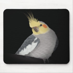 Alfombrilla De Ratón Cockatiel Mousepad (Portriat)