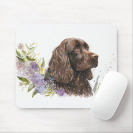 Alfombrilla De Ratón Cocker de chocolate español en Lilacs