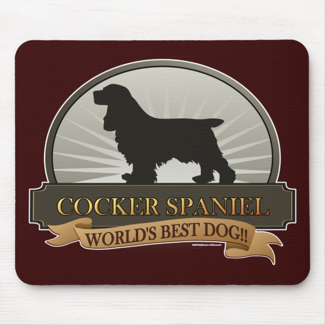 Alfombrilla De Ratón Cocker spaniel (Frente)