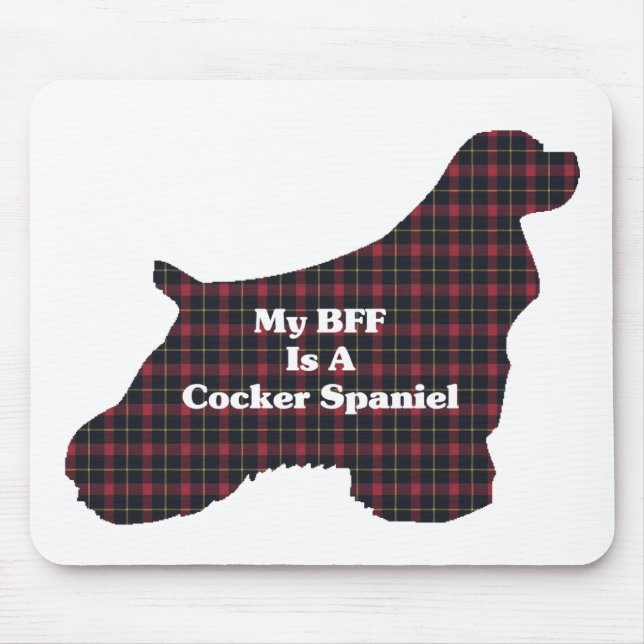 Alfombrilla De Ratón Cocker Spaniel BFF (Frente)