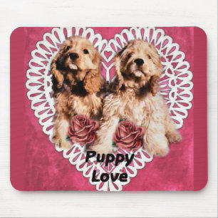 Alfombrilla De Ratón Cocker Spaniel Cuppies Valentines