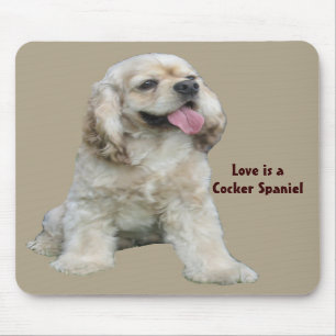 Alfombrilla De Ratón Cocker spaniel Mousepad irresistible