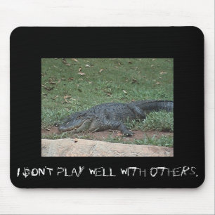 Alfombrilla De Ratón Cocodrilo Mousepad